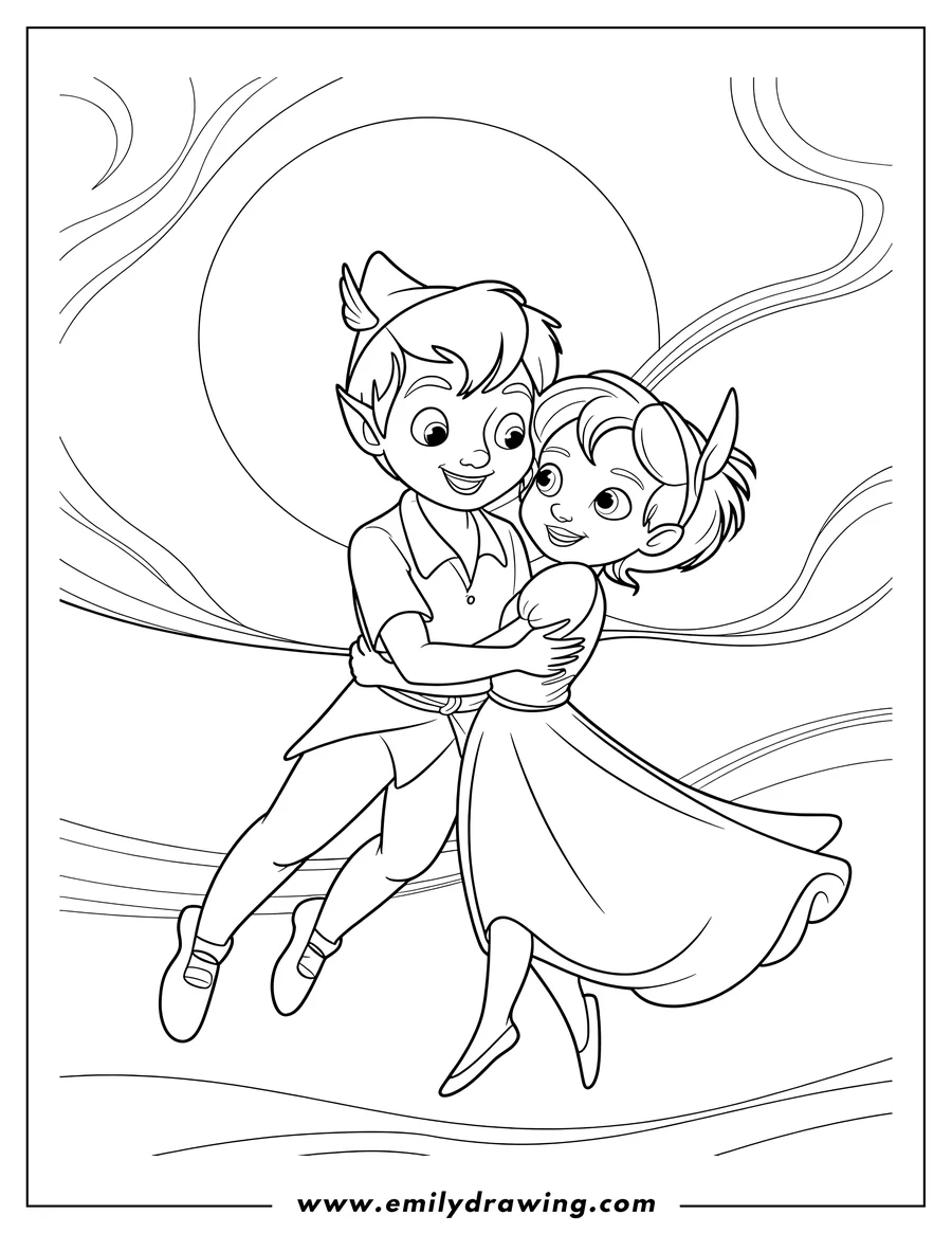 Tinkerbell And Peter Pan Coloring Pages To Print 2025 Tinkerbell And Peter Pan Coloring Pages To Print 2025