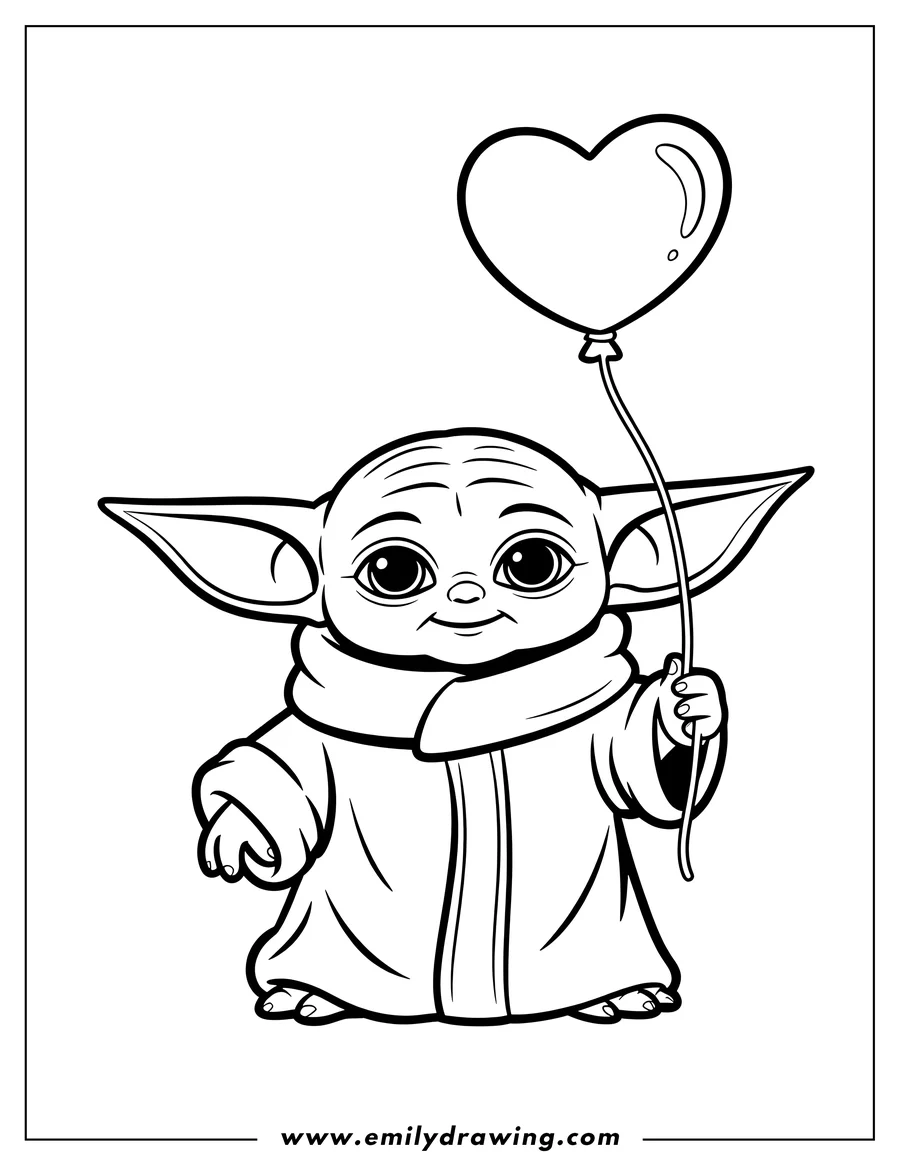 Free printable coloring sheet of alien Child
