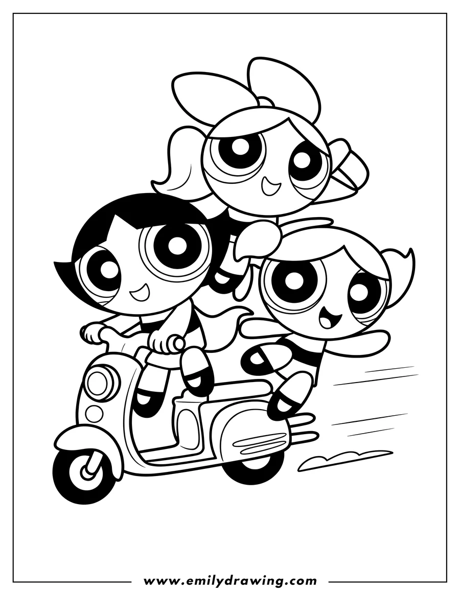 Simple sketch of buttercup to color