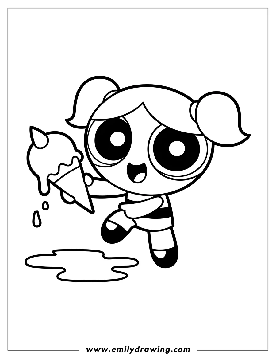 Free printable coloring sheet of character