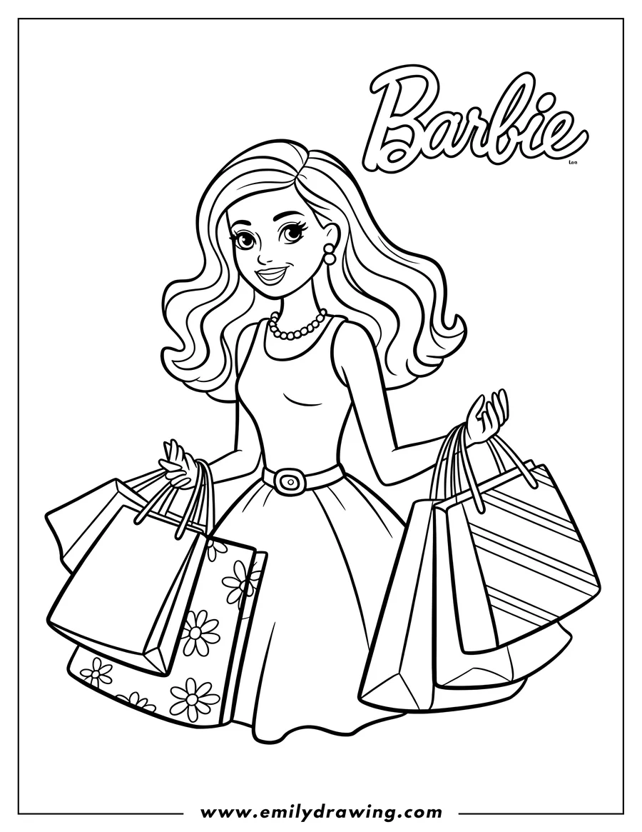 Coloring sheet featuring character