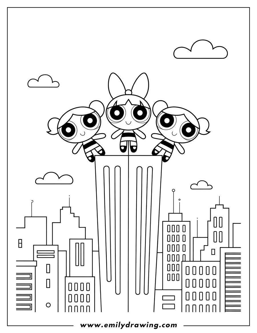 High quality printable character for coloring