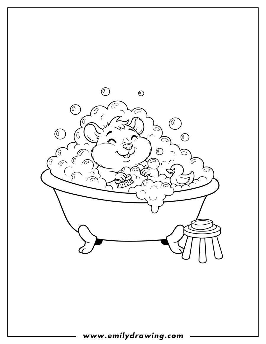 Outline drawing of rat