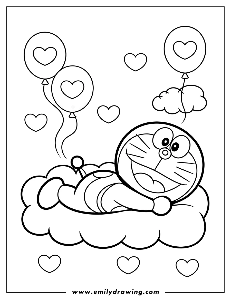 Simple sketch of character to color