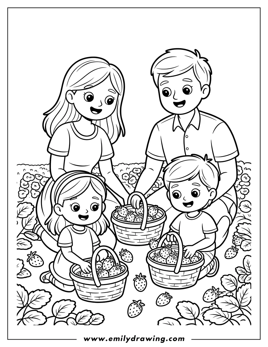 Simple sketch of mother to color