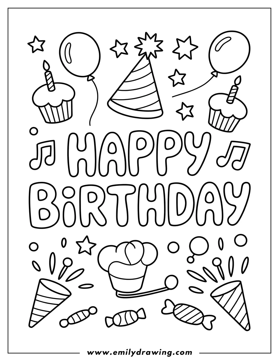 Linear illustration of text