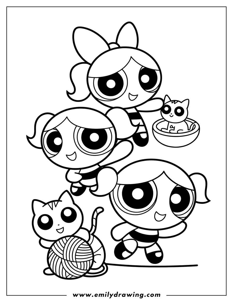 Coloring page of character