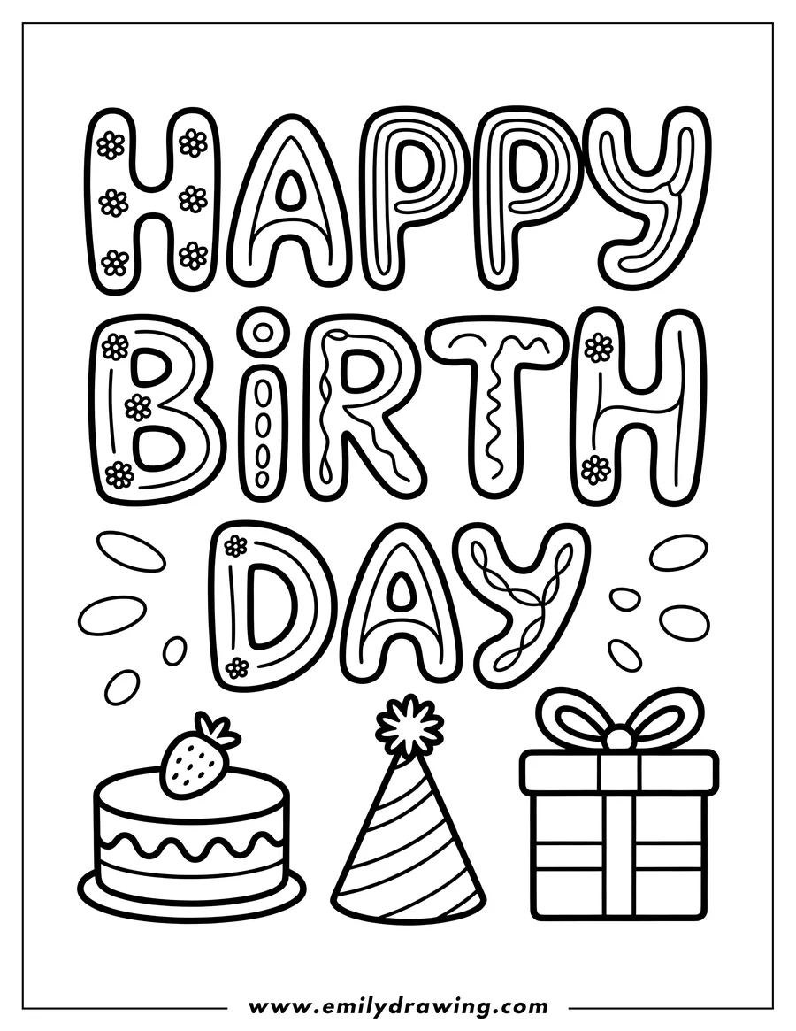 Free to print drawing of text