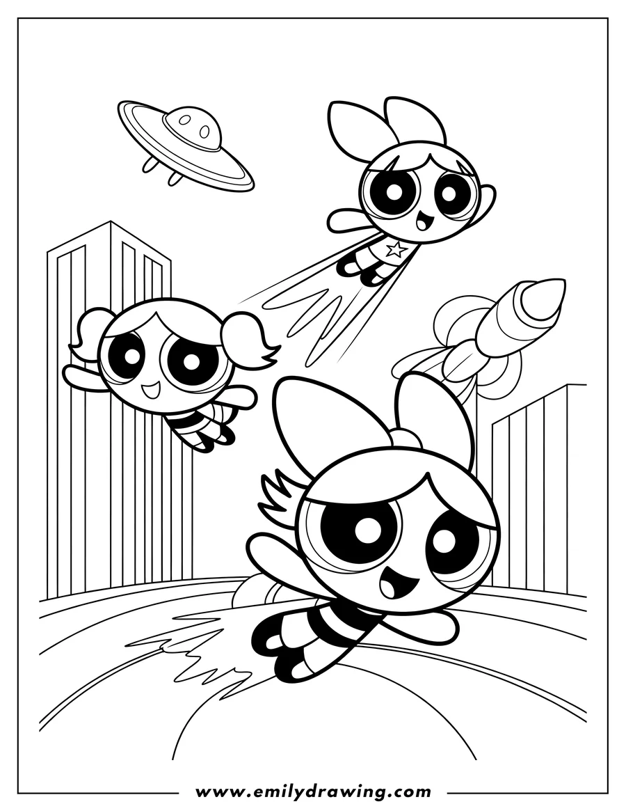 Vector style outline of character