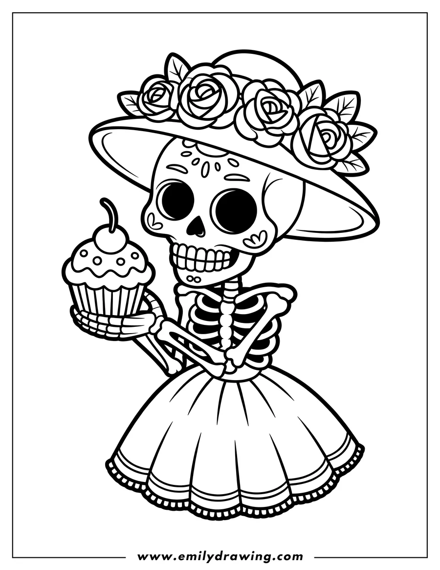 Linear illustration of skeleton