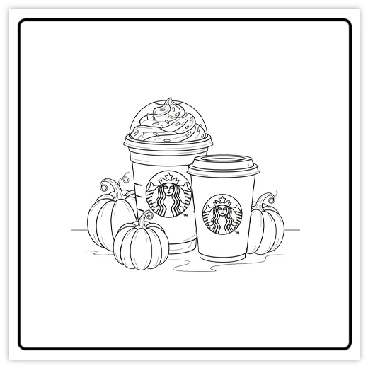 Starbucks Coloring Pages - Emily Drawing