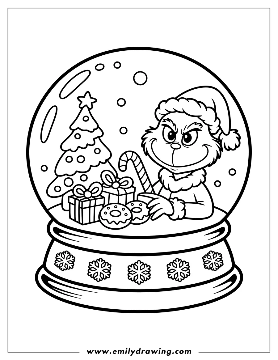 Downloadable coloring page of character