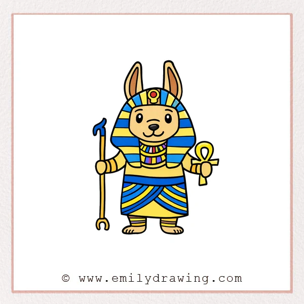 Preview of Anubis drawing