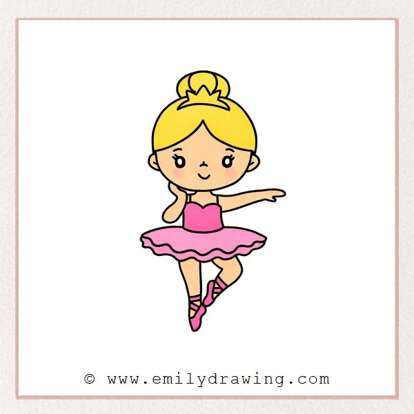 Preview of Ballerina drawing