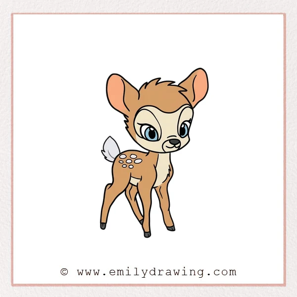Preview of Bambi drawing