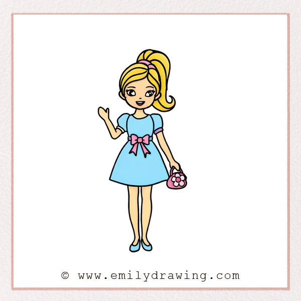 Preview of Barbie drawing