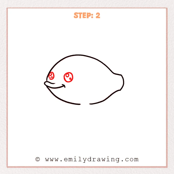 how to draw a bass - Step 2