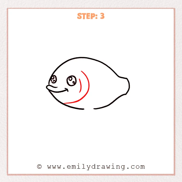 how to draw a bass - Step 3