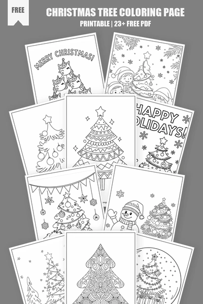 Coloring Pages PDF Pack Cover