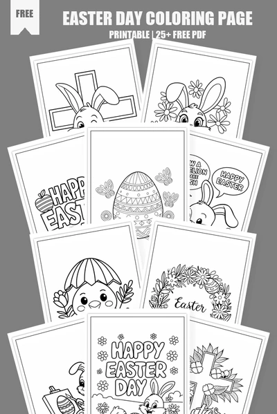 Coloring Pages PDF Pack Cover