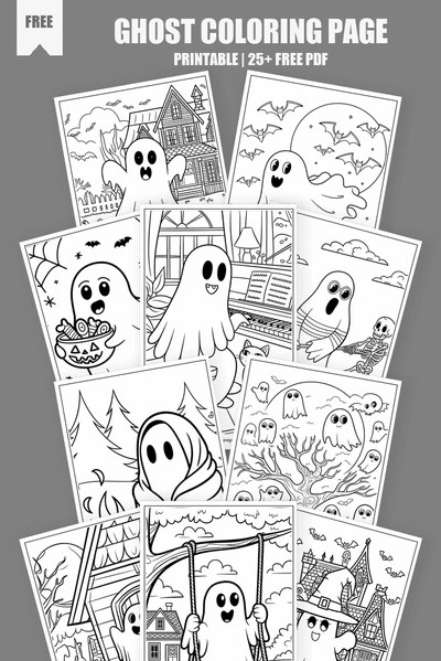 Coloring Pages PDF Pack Cover