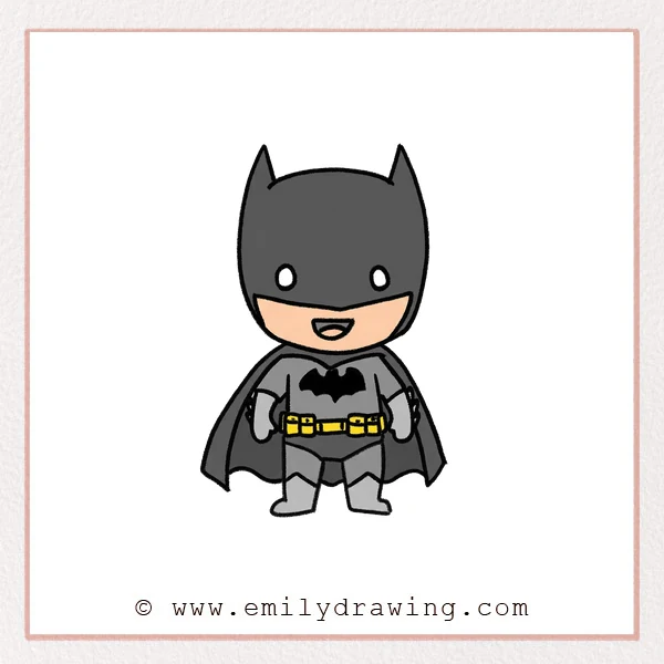 Preview of Batman drawing