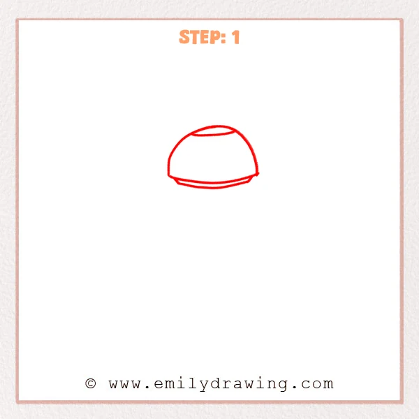 how to draw a bb8 - Step 1