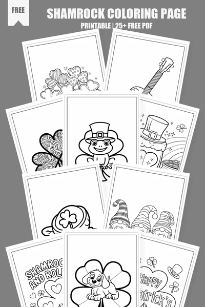 Coloring Pages PDF Pack Cover