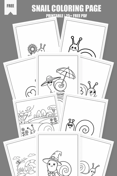Coloring Pages PDF Pack Cover