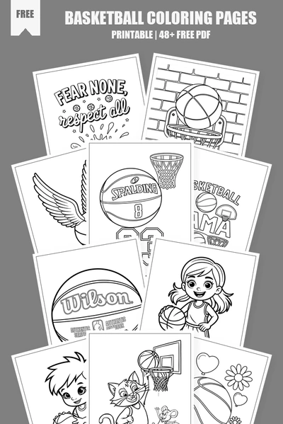 Coloring Pages PDF Pack Cover