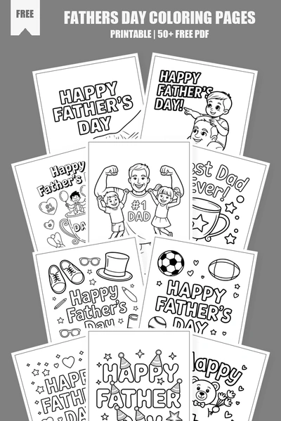 Coloring Pages PDF Pack Cover