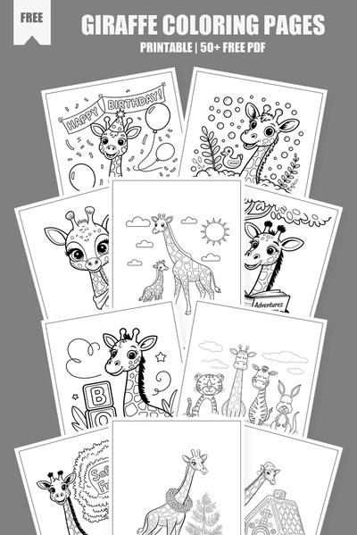 Coloring Pages PDF Pack Cover