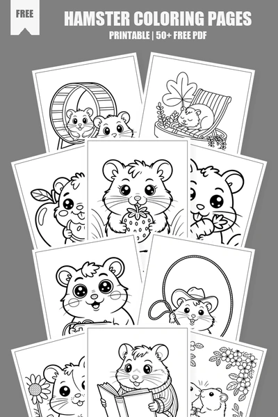 Coloring Pages PDF Pack Cover
