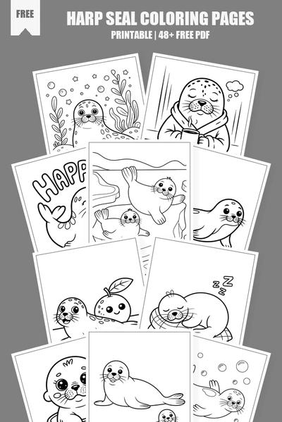 Coloring Pages PDF Pack Cover