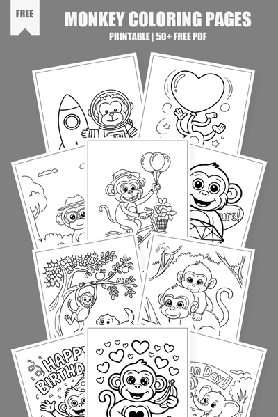 Coloring Pages PDF Pack Cover