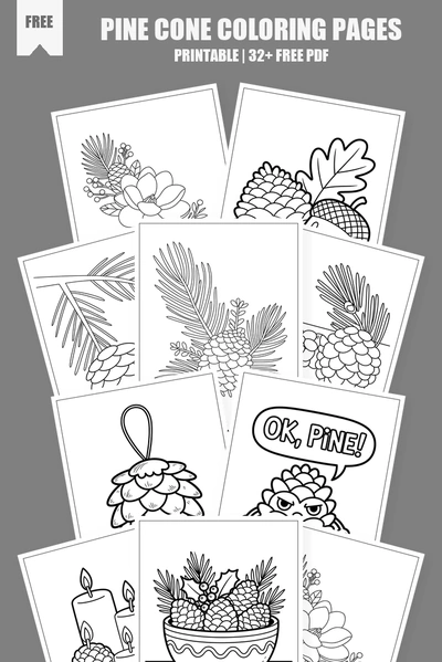 Coloring Pages PDF Pack Cover