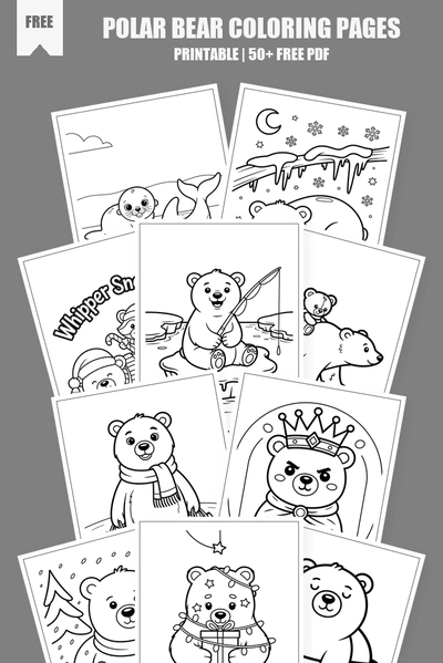 Coloring Pages PDF Pack Cover