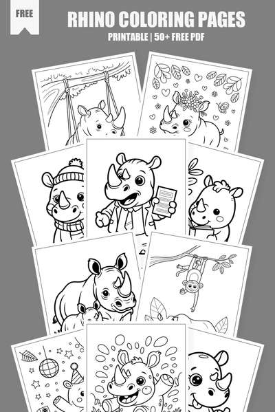 Coloring Pages PDF Pack Cover