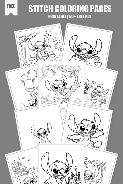 Coloring Pages PDF Pack Cover