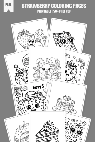 Coloring Pages PDF Pack Cover