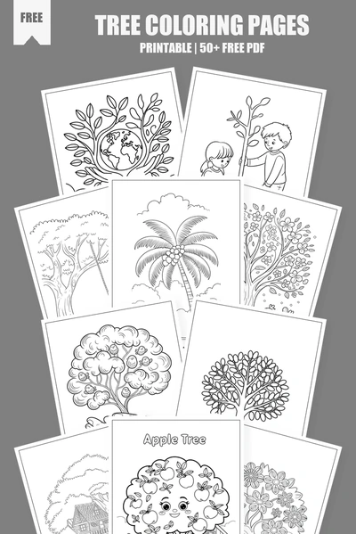 Coloring Pages PDF Pack Cover