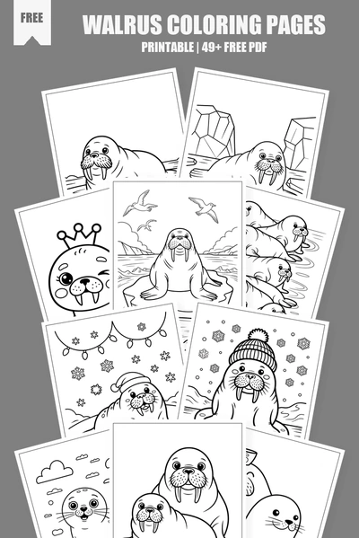 Coloring Pages PDF Pack Cover
