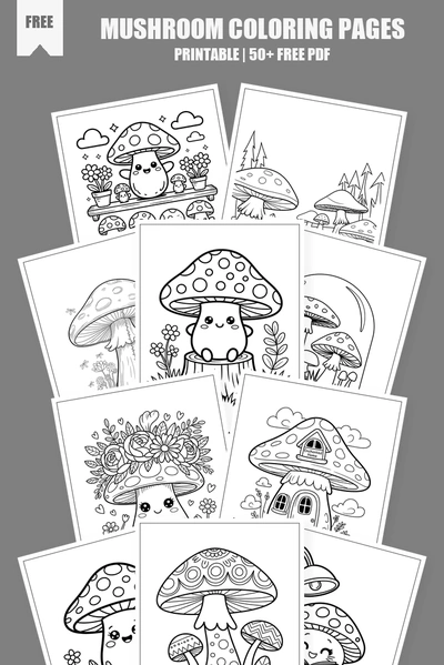 Coloring Pages PDF Pack Cover