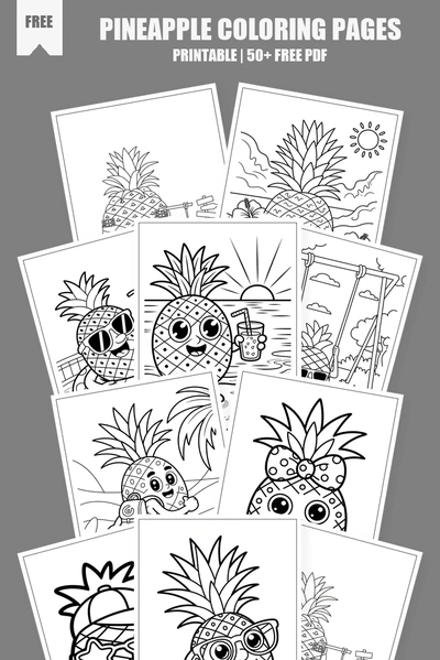 Coloring Pages PDF Pack Cover