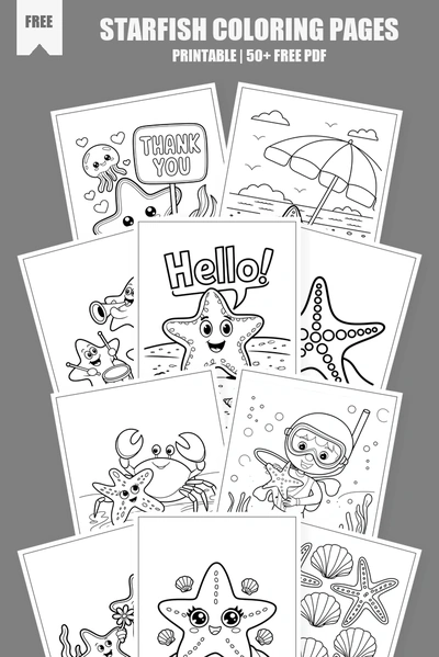 Coloring Pages PDF Pack Cover