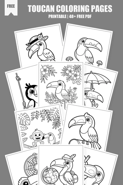 Coloring Pages PDF Pack Cover