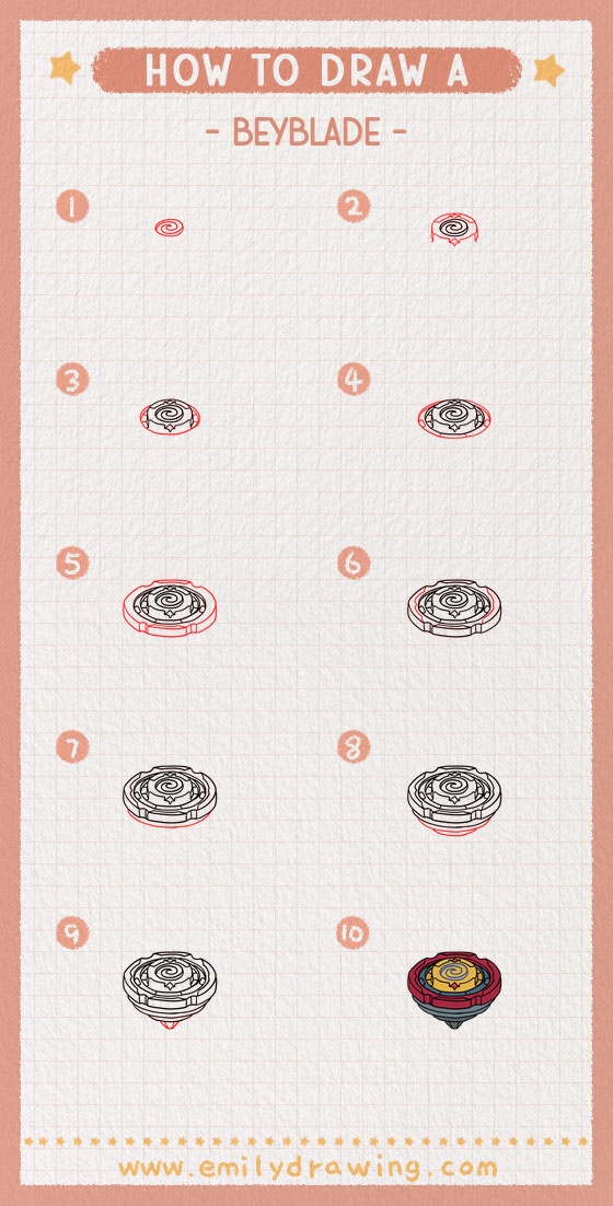 how to draw a beyblade pinterest pin