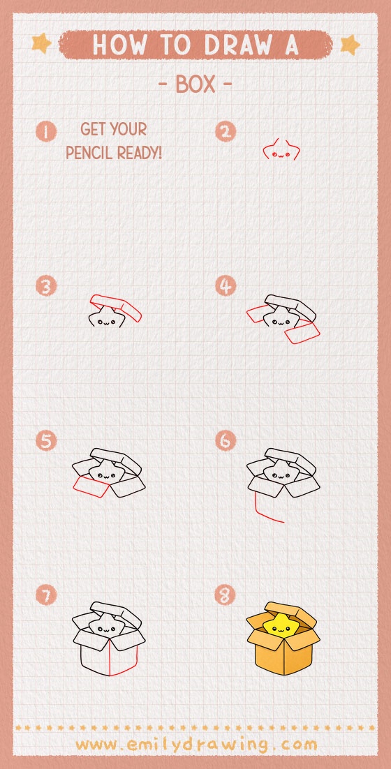 how to draw a box pinterest pin