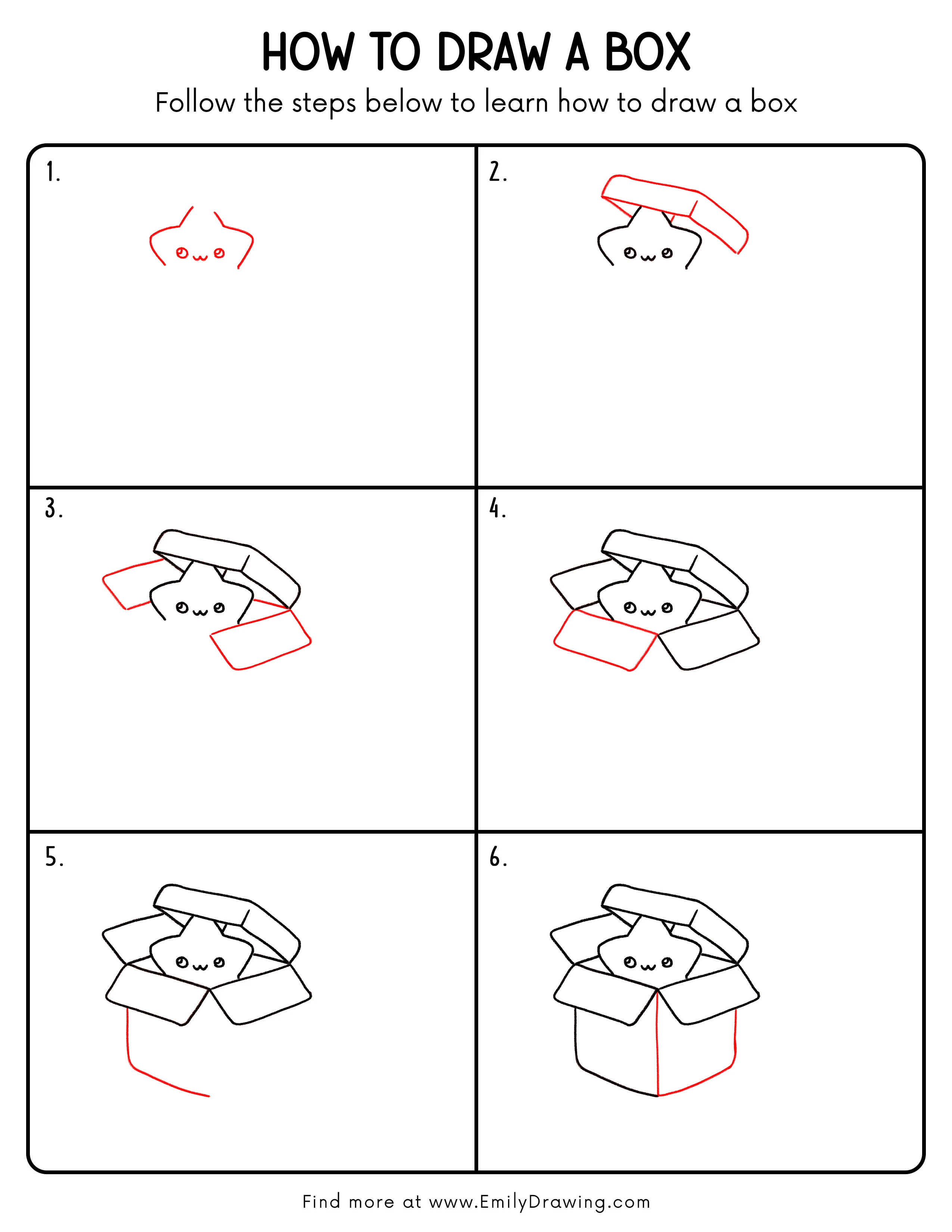 Printable Box Drawing Guide