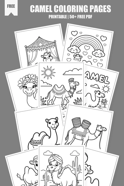 Coloring Pages PDF Pack Cover